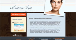 Desktop Screenshot of macaioneandpapadermatology.com